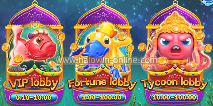 Fa Chai Fishing Tycoon Lobby Fishing Game Screen