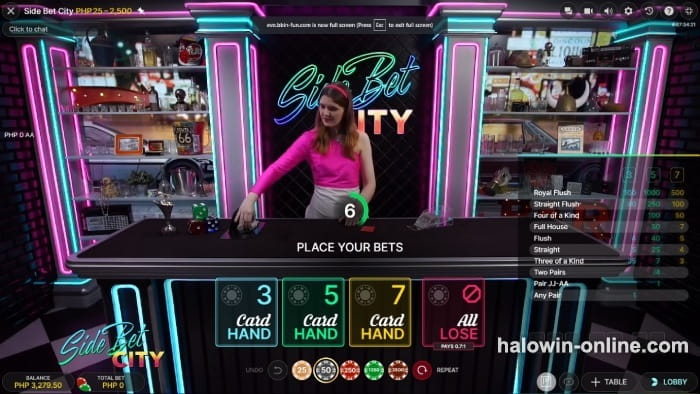 How to Play Side Bet City Live Casino