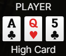 Evolution Live Three Card Poker Online Game - Make Your Decision