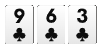 Evolution Triple Card Poker - Winning Hands5