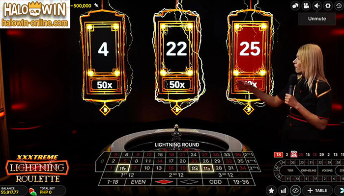 Play Live XXXtreme Lightning Roulette at EVO Live Casino
