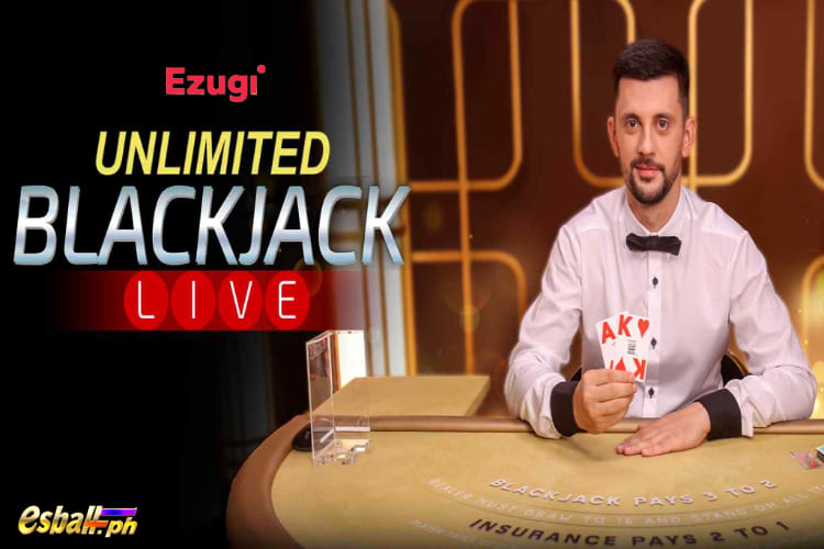 EZugi Blackjack Game - Unlimited Blackjack