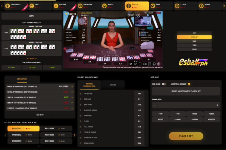 Terms and Definitions in TVBet Poker Bet Online game
