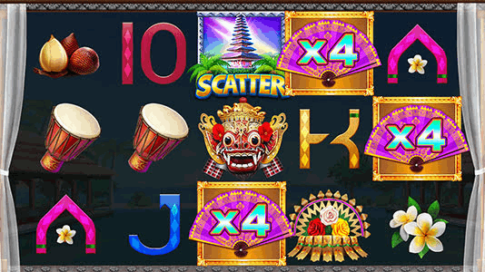Balinese Dance Slot Game Screen