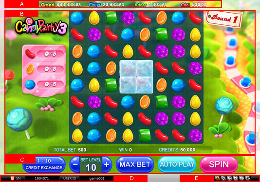 Candy Party 3 Game Screen