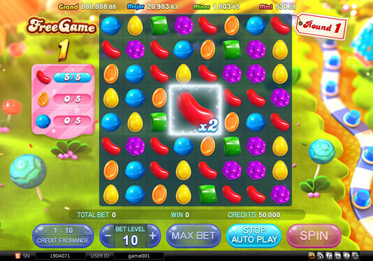 Candy Party 3 Free Game Screen