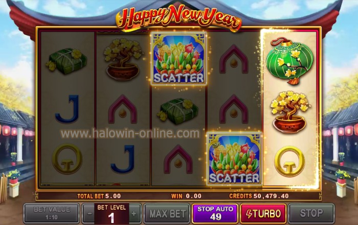 Play Happy Year New Slot Machine Game, Happy New Year Wishes to Earn Game
