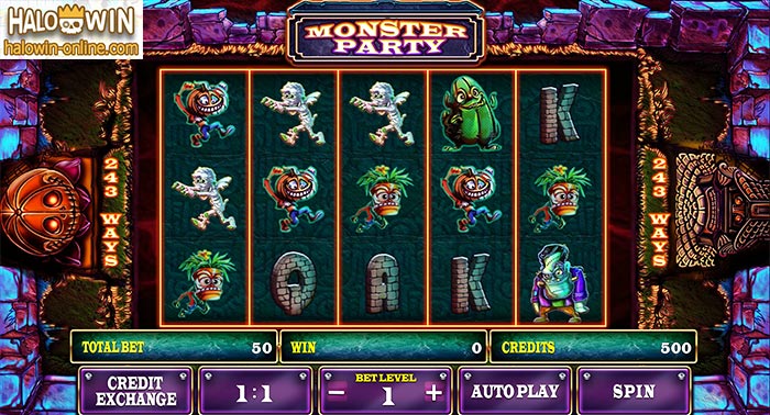 Halloween Monsters Party Slot Game to Harvest and Get Up to 10x Bonusx