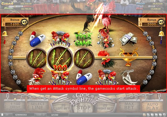 Cockfighting Free Game Screen