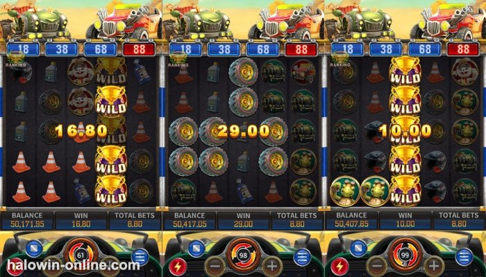 Animal Racing Fa Chai Slot Games Free Play Online-Animal Racing Slot Game Screen