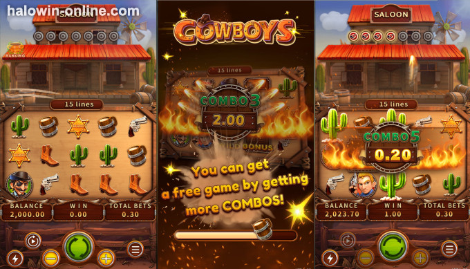 Cowboys Fa Chai Slot Games Free Play Online