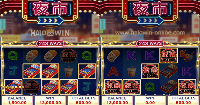 Night Market Game Payline Rules
