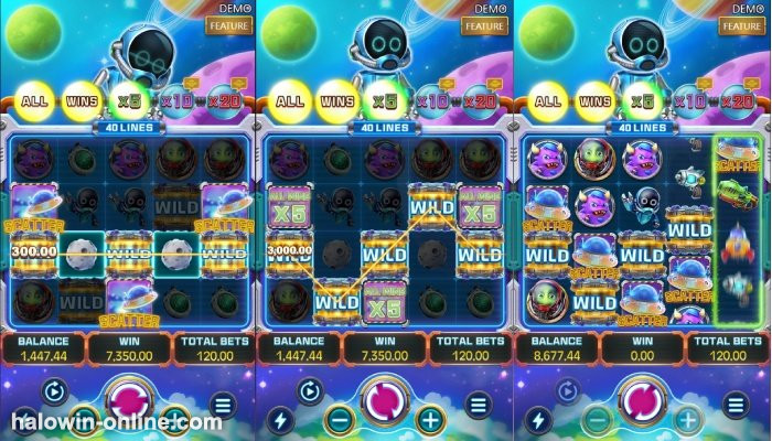 War of The Universe Fa Chai Slot Games Free Play Online-War of The Universe Slot Game Screen