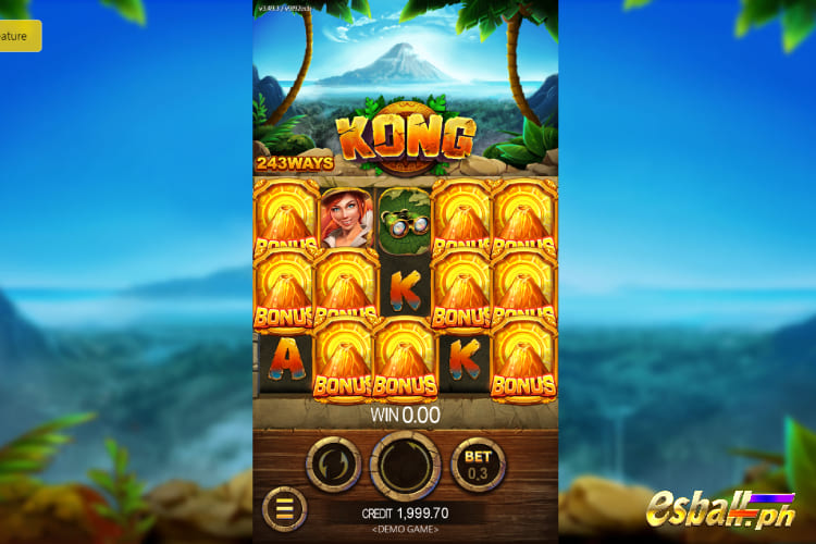 JDB Kong Slot Game - FREE SPIN BONUS1