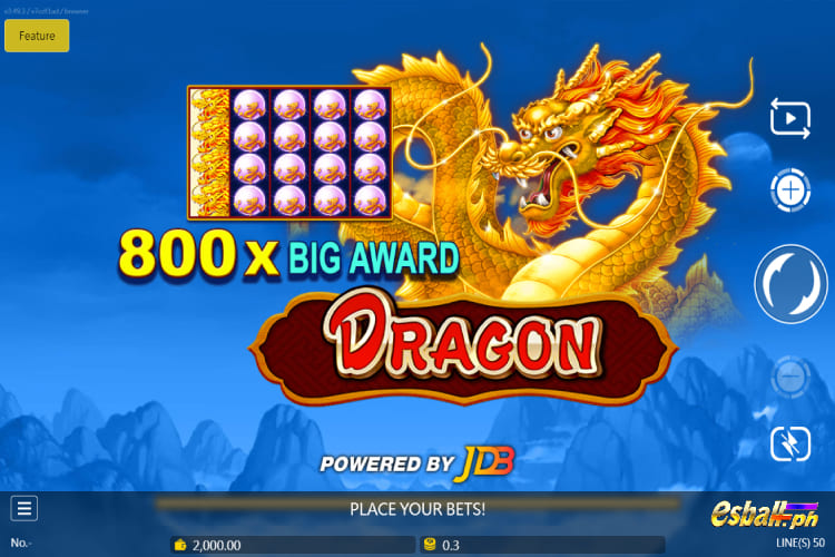 Lucky Dragons Slot, JDB Lucky Dragons Game Demo