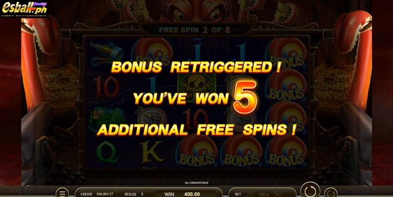 Pirate Treasure Slot Game Free Spin Bonus 5