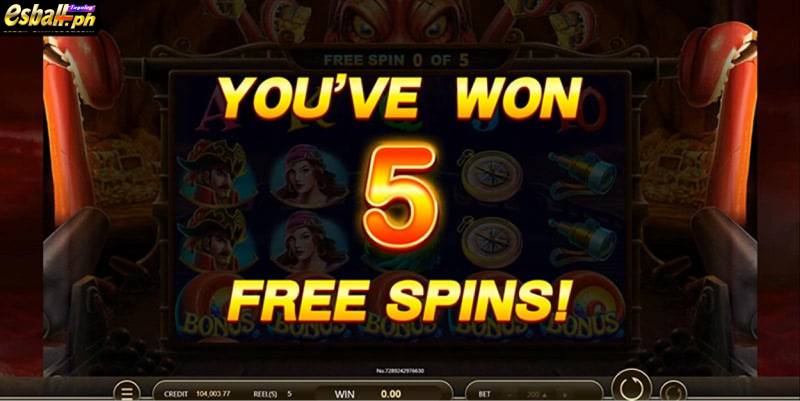 Pirate Treasure Slot Game Free Spin Bonus 4