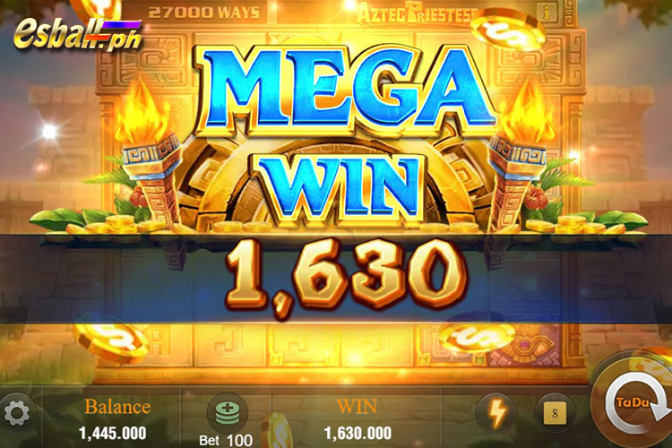 Aztec Priestess JILI Slot You Can Win Anytime You Play - MEGA WIN 1,630