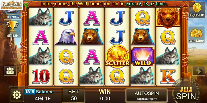 Charge Buffalo Slot Machine, Charge Buffalo JILI Gaming