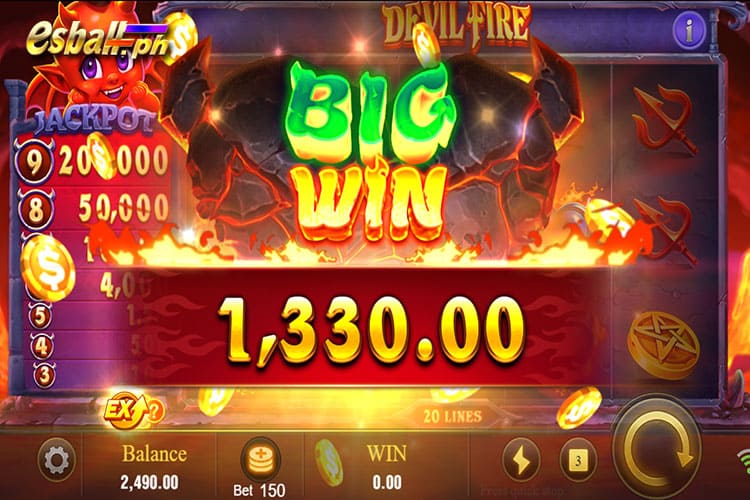 Hoe to Win Devil Fire JILI Slot - BIG WIN P1,330