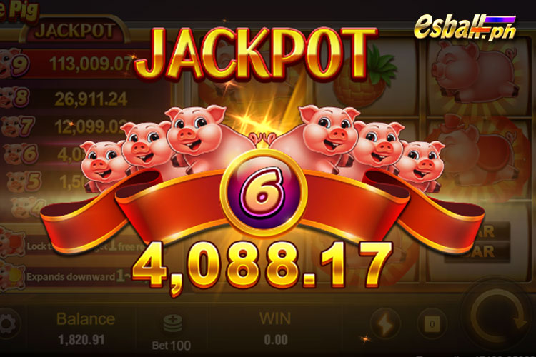 How to Win Fortune Pig Slot Machine - 6 Pig WIN 4,088.17