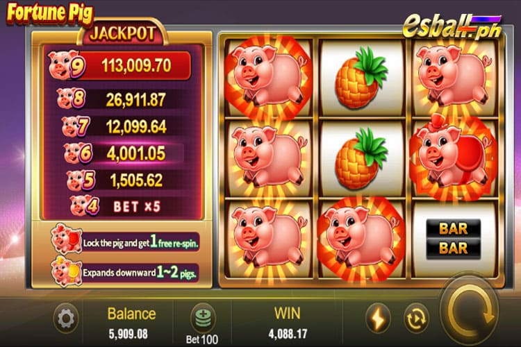 How to Win Fortune Pig Slot Machine - 6 Pig WIN 4,088.17