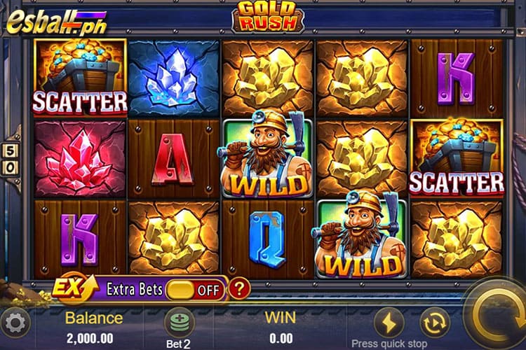Gold Rush Slot Machines, JILI Gold Rush Game