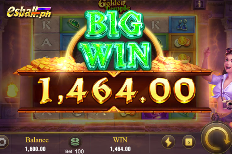 How to Win JILI Golden Temple - BIG WIN 1,464