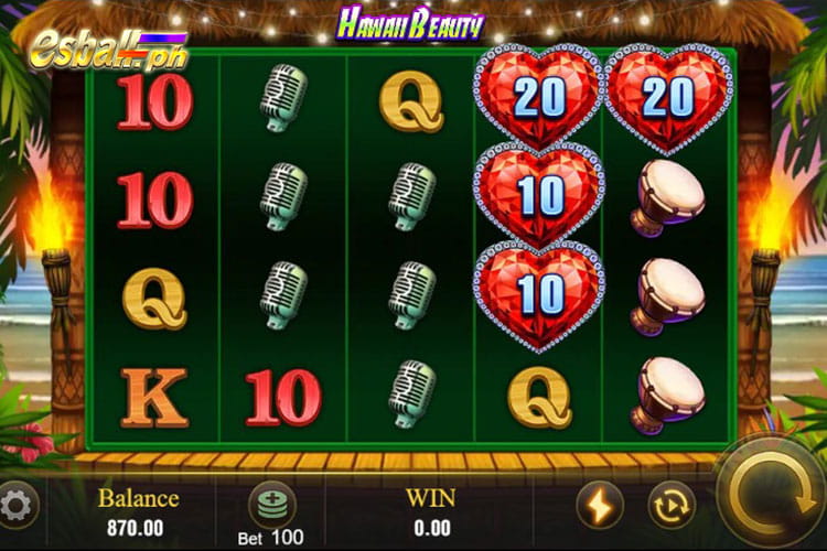 Hawaii Beauty Slot Machine, JILI Hawaii Beauty Slot Games