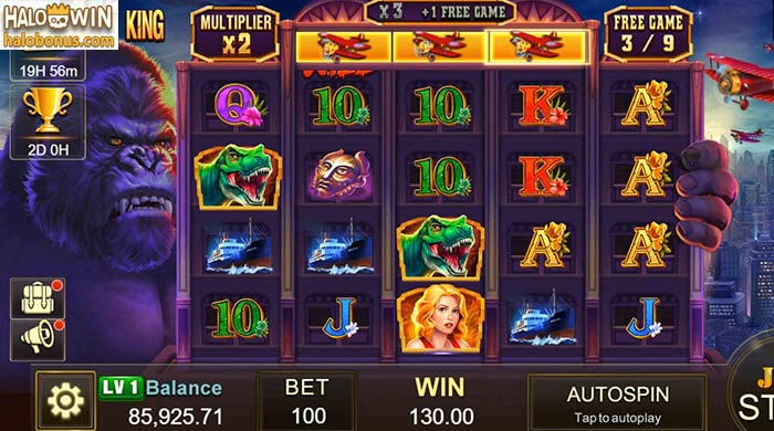 Jungle King Slot Machine Free Spins Bonus