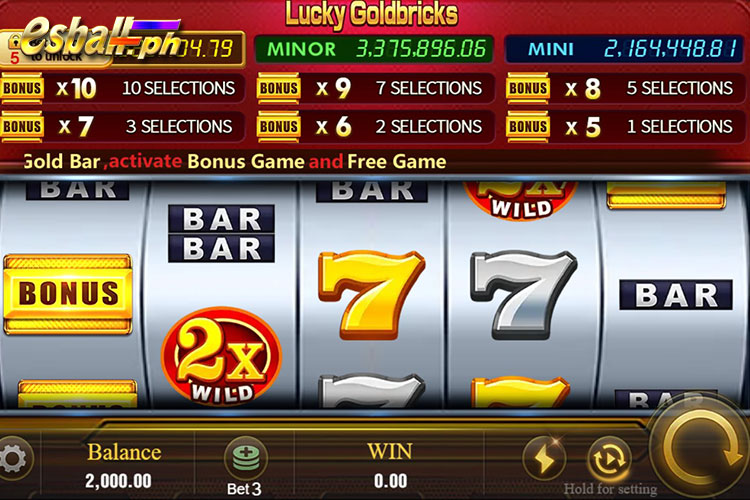 JILI Lucky GoldBricks Slot, Lucky GoldBricks JILI Slot
