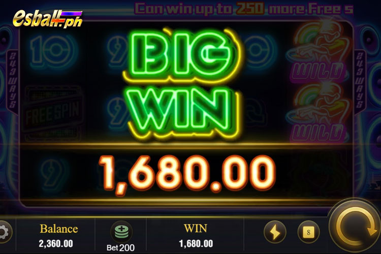 JILI Party Night Slot Bet ₱100 and Win Mega Jackpots Fast - Big win ₱1,680