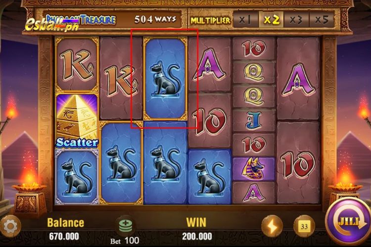 Pharaoh Treasure Slot Machine, JILI Pharaoh Treasure Slot Games