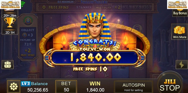 Pharaoh Treasure Slot Machine, JILI Pharaoh Treasure Slot Games
