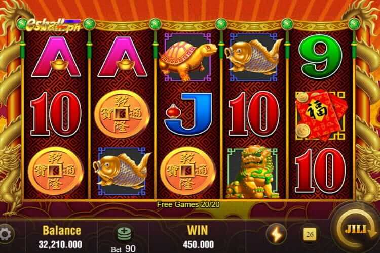 Jili War of Dragons Slot Machine