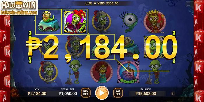 Top Halloween Themed Slot Machines: 4. KA Zombie Land Slot Game