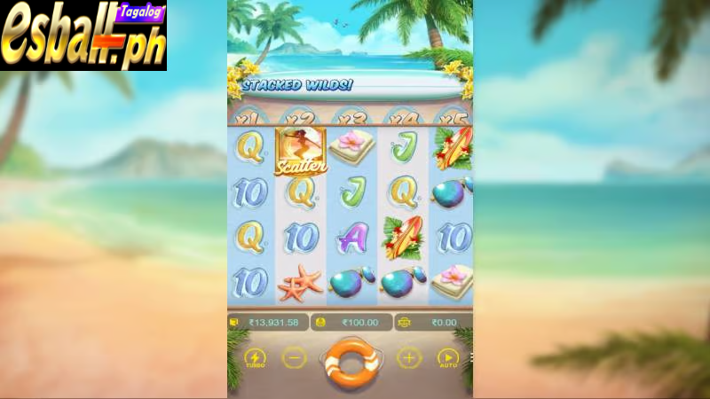 PG Bikini Paradise Slot Machine, Get Up To 20 Free Spins!