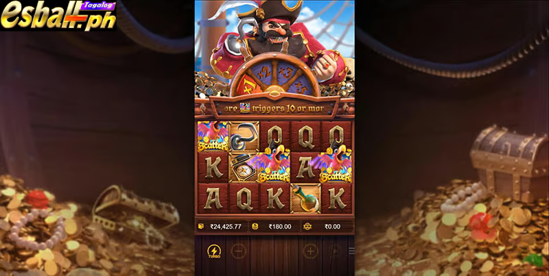 PG Captains Bounty Slot Machine Big Win 1