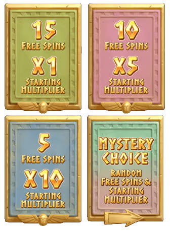 PG Egypt's Book Of Mystery Slot Machine Free Spins Bonus Game 1