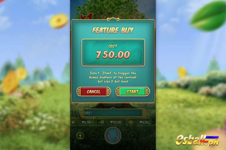 Prosperity Fortune Tree Slot Feature Buy Spins
