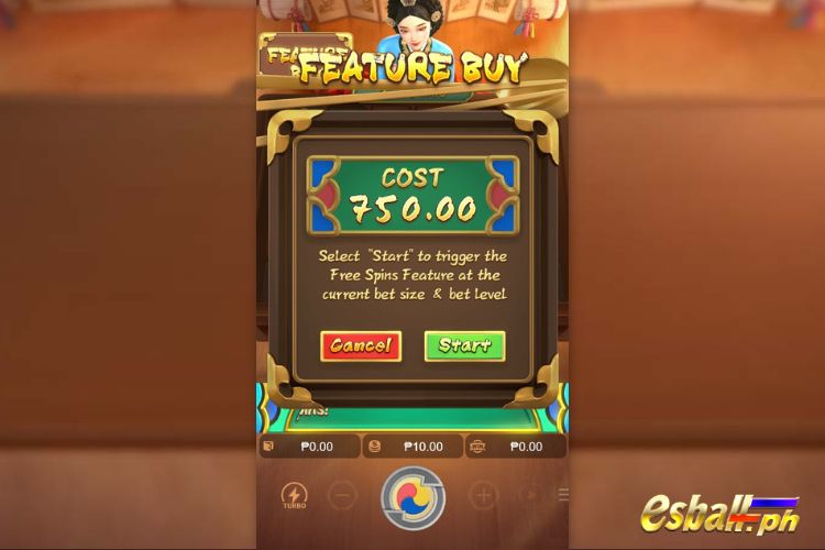 The Queen's Banquet PG Feature Buy Spins