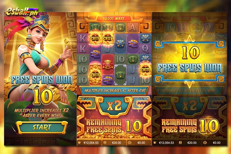 How to Play Treasures of Aztec PG Slot Free Spins?