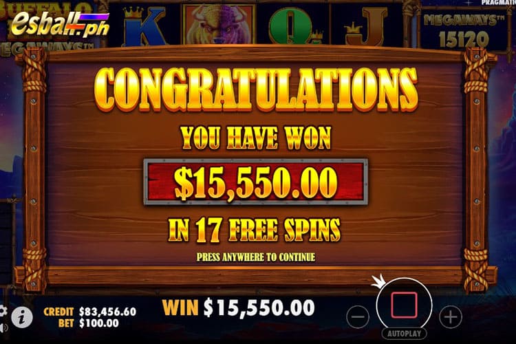 How to Get Buffalo King Megaways Free Play - WIN 15,550