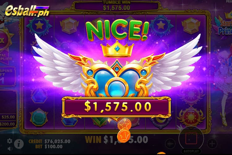 How to Win Starlight Princess Max Win - WIN 1,575
