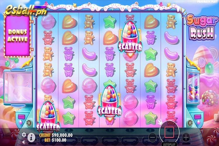 How to Get Sugar Rush Slot Free Game - 3 SCATTER symbols