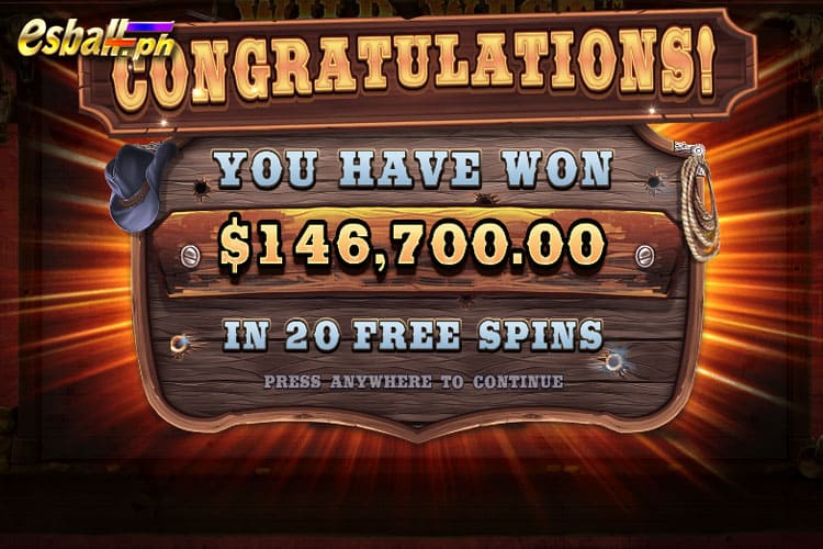How to Get Wild West Gold Free Spins - WIN 146,700 in 20 FREE SPINS