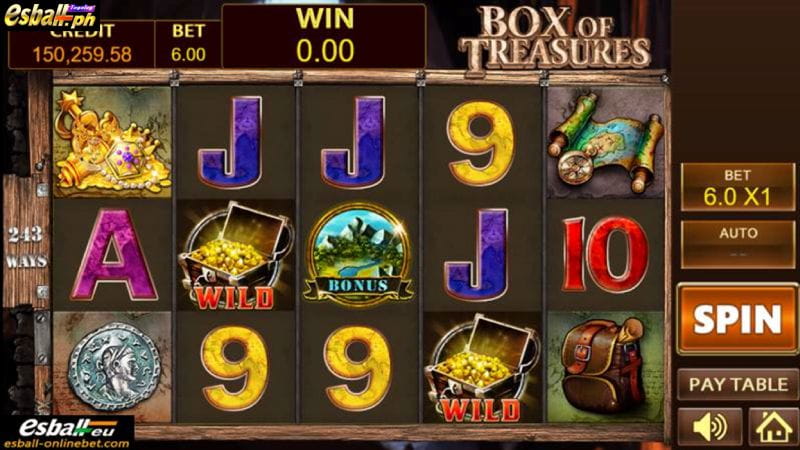 PS Box of Treasures Slot Game 1