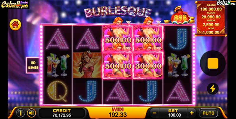Burlesque 2 Slot Machine 7