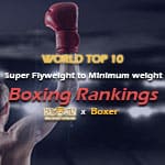 Top 10 Super Flyweight to Minimum weight World Boxing Rankings