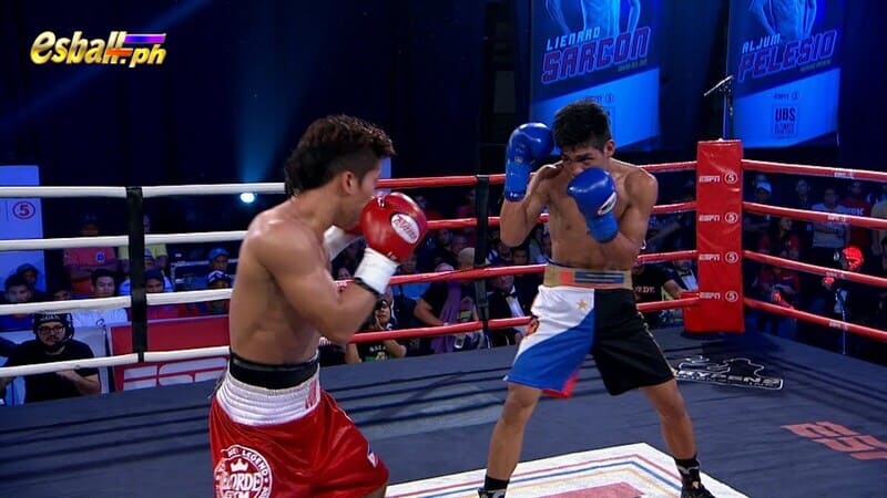 Lienard Sarcon Featherweight Filipino Boxer